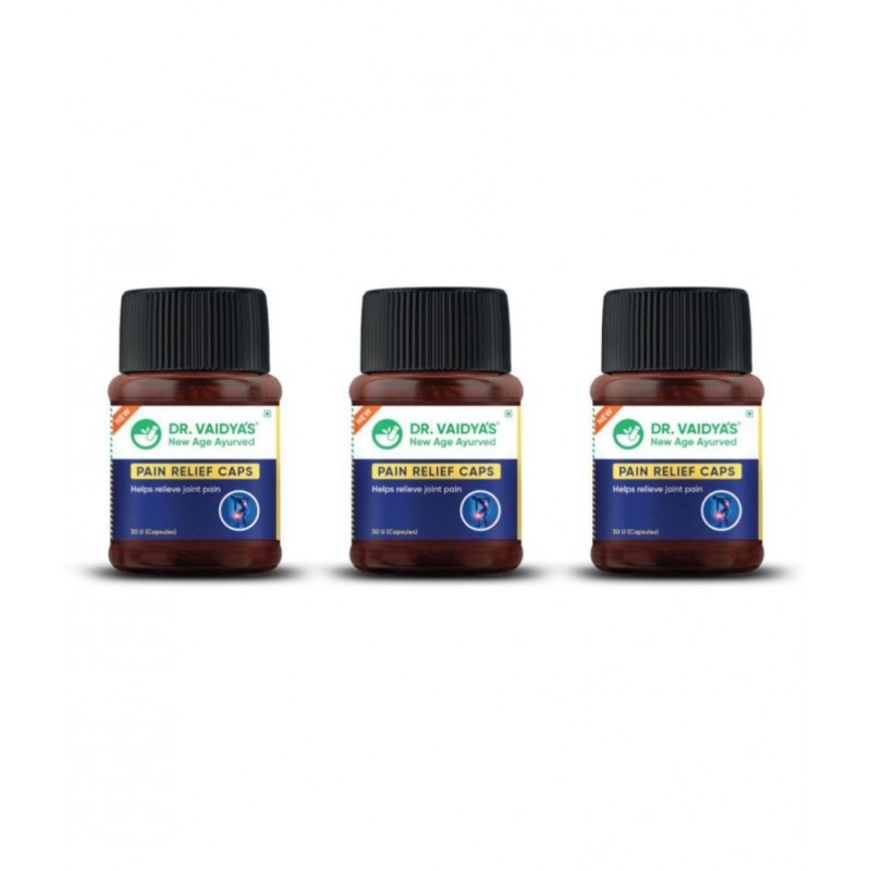 Dr Vaidyas PAIN RELIEF CAPSULES Capsule 90 no.s Pack of 3