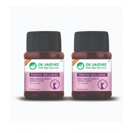 Dr Vaidyas Period Wellness -30 CAPSULES Capsule 60 no.s Pack Of 2 Dr Vaidyas Period Wellness -30 CAPSULES Capsule 60 no.s Pack Of 2