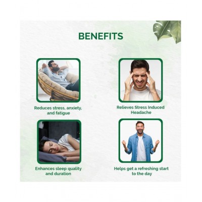 Dr Vaidyas Stress Relief capsule Stress and Anxiety Capsule 60 no.s Pack Of 2