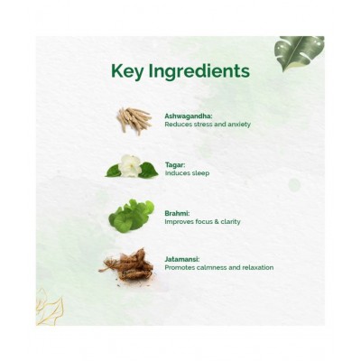 Dr Vaidyas Stress Relief capsule Stress and Anxiety Capsule 60 no.s Pack Of 2