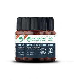 Dr Vaidyas Stress relief Stress and Anxiety Capsule Capsule 90 no.s Pack of 3