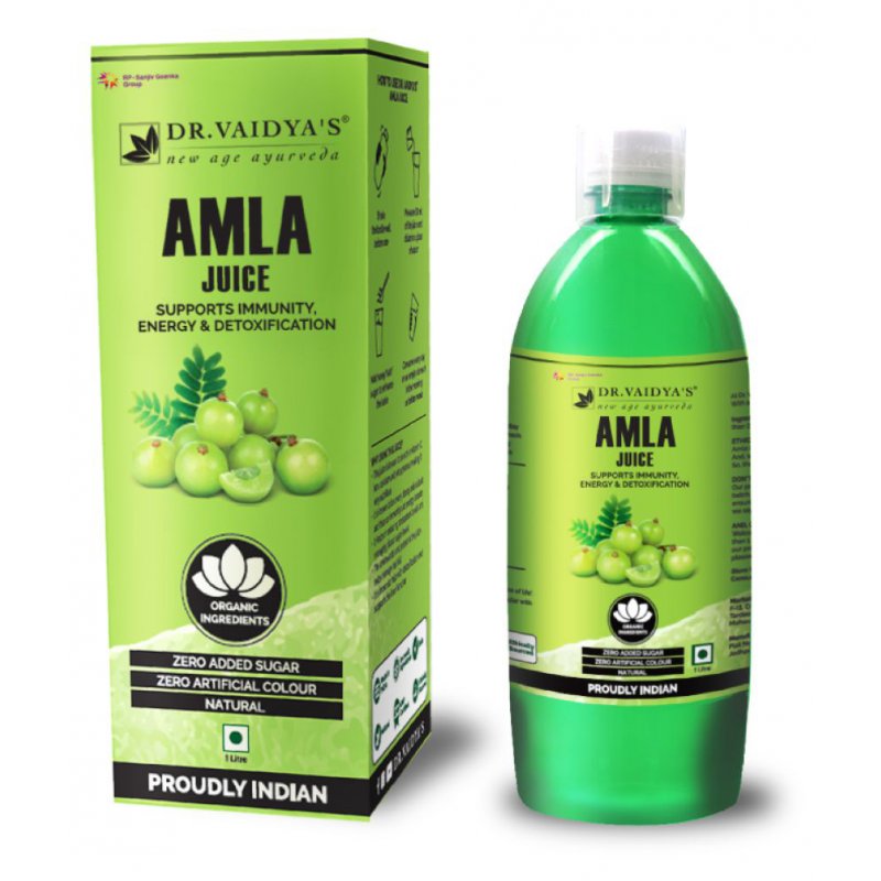 Dr Vaidyas's Amla Juice- Supports Immunity Liquid 1 l Pack Of 1 Dr Vaidyas's Amla Juice- Supports Immunity Liquid 1 l Pack Of 1