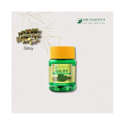 Dr Vaidyas's Giloy Capsules - Immunity Enhancing Capsule 30 no.s Pack Of 2