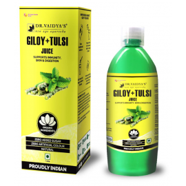 Dr Vaidyas's Giloy and Tulsi Juice Liquid 1 l Pack Of 1