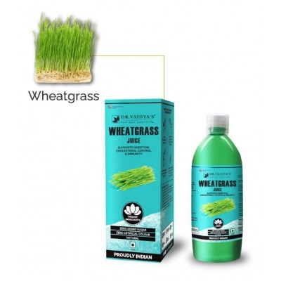 Dr Vaidyas's Wheatgrass Juice Liquid 1 l Pack Of 1