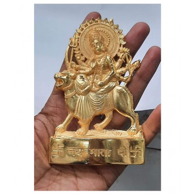 Durga ji Murti in Brass 5 inch Size Shera wali mata idol