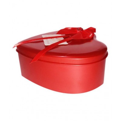 EASTERN CLUB Red Metal Decorative Box - Pack of 1