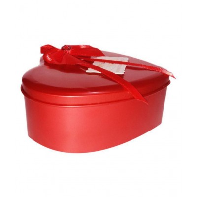 EASTERN CLUB Red Metal Decorative Box - Pack of 1
