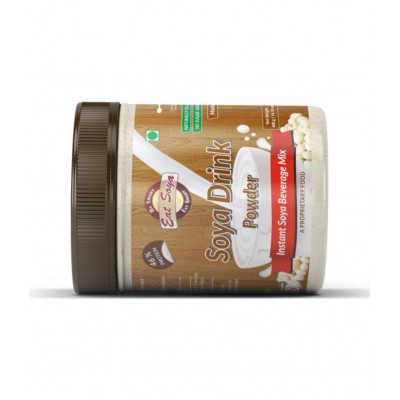 EAT SOYA Soya Drink Powder,  / Vegan Milk Alternative, Non-GMO & 46% Protein 400 gm