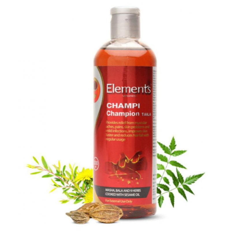 ELEMENT WELLNESS Elements Champi Champion Tailam Oil Oil 200 ml Pack Of 2