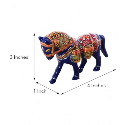Ecraftindia Figurines Aluminium Multicolour 8