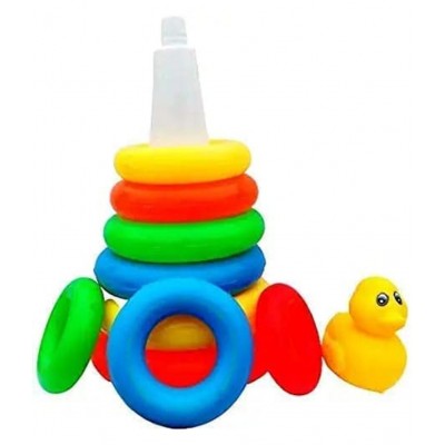 Educational Learning Stacking 7 Rings Baby Toys for Toddlers Kids 1 Year Old and Above | Best Learning Toy for Kids ( Multi Color)