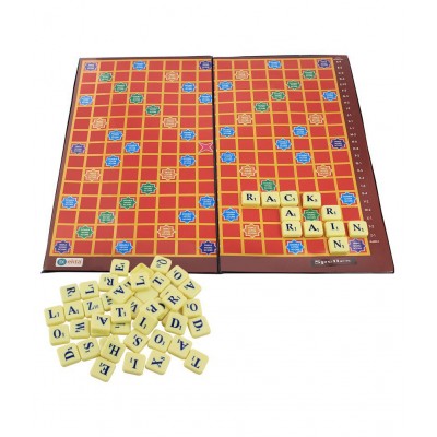 Ekta Calculink Spellex 2 to 4 Players Board Game Kit for Brainteaser | Math & English Word Game for Ages 8 and Up- Searching Words, Improve Spelling, Vocabulary for Kids