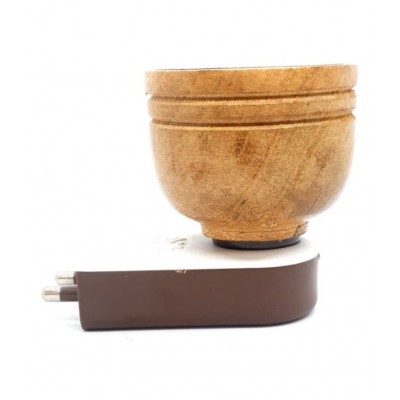 Electric Wooden Kapoor Dani Incense Burner for Home Office Temple God Puja, Positive Energy