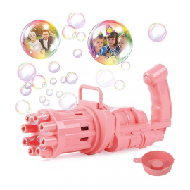 Electronic Bubble Gun | Bubble Making Toy Gun with Bubble Solution Bottles | Toy for Kids ( Multicolor )