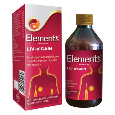 Elements Wellness LIV A GAIN 2 Liquid 200 ml Pack Of 2