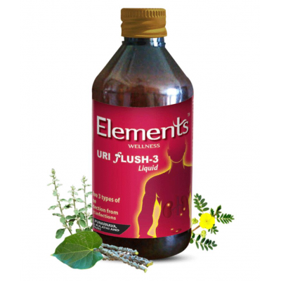 Elements Wellness URI FLUSH 3 Health Drink Liquid 200 ml Pack of 2