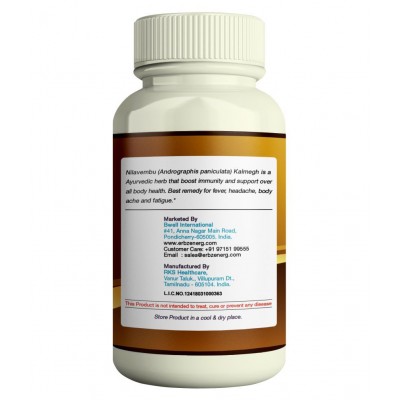 Erbzenerg Nilavembu (Andrographis paniculata) Kalamegha 60 Capsule 500 mg