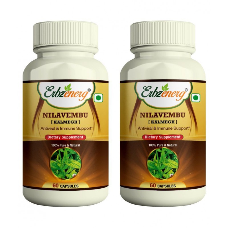 Erbzenerg Nilavembu (Andrographis paniculata) Kalamegha 60 Capsule 500 mg