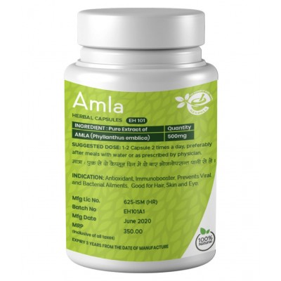 Eternitive Herbals Amla Capsule 500 mg