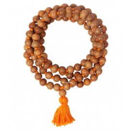 Ever Forever Chandan Mala/Sandal Wood(108+1) Beads Rosary for Chanting and Wearing Ever Forever Chandan Mala/Sandal Wood(108+1) Beads Rosary for Chanting and Wearing