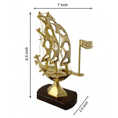 Extreme Karigari Brown Brass Handicraft Showpiece - Pack of 1