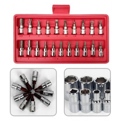 FAB Innovations 46 in 1 Pcs Tool Kit & Screwdriver and Socket Set Multi Purpose Tool Case (Color May Vary)