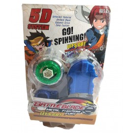 FLYmart 4D System Metal Spinning Toy Galaxy Twin Twister Launcher | Spin Launch Spinning top | Single Blade