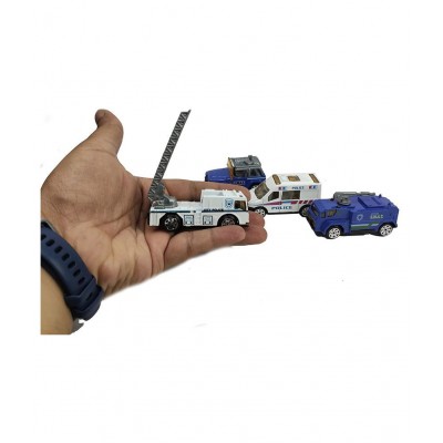 FLYmart Model Die Cast car Set (Metal) with Free wheels | high speed Hot Free Wheel model di-cast toy vehicle SWAT GI Joe Call of Duty Freefire Singham type car set for kids (Size -1:64) (4 in 1)