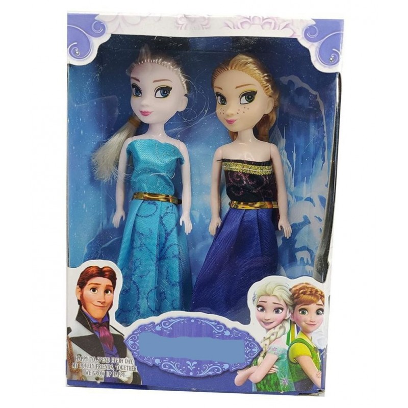 FLYmart Superfine Ellsae and Annae Doll Set | Famous Character Dolls | Best Doll Set for Kids | Combo Doll for little Princess
