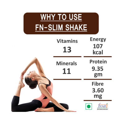 FN Floral Nutrition Slim Shake Formula 1 - 500 gm Chocolate