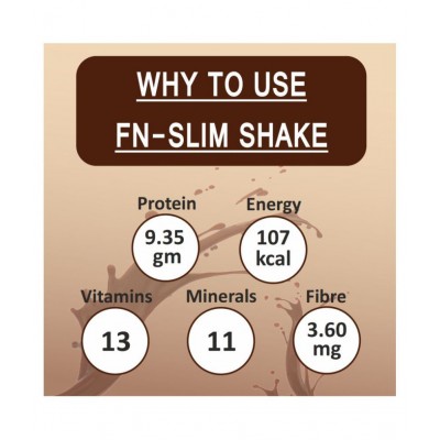 FN Floral Nutrition Slim Shake Formula 1 - 500 gm Chocolate
