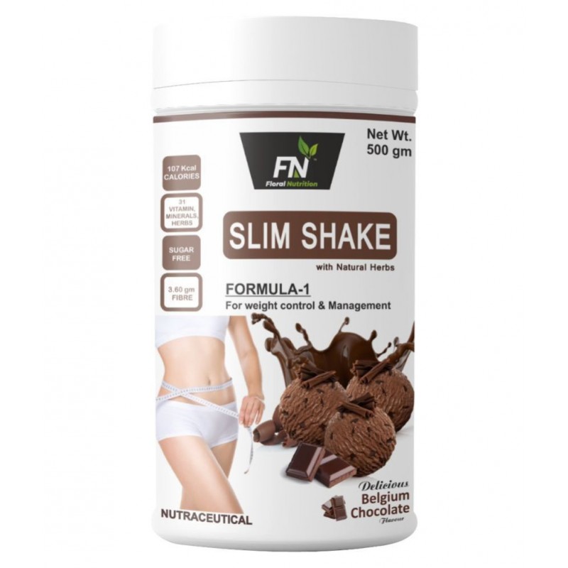 FN Floral Nutrition Slim Shake Formula 1 - 500 gm Chocolate
