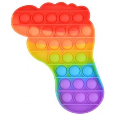 FOOT & baby yoda popit combo pack of 2 popit pop it bubble push fidget toy for anyone with autism, the elderly, adults and children who need to relieve stress