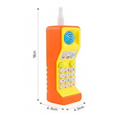 FRATELLI Mobile Phone Toy Intelligent Learning Machine Study Learn Words Sing Song Plastic Hobby Intelligence Gifts Educational for Kids,Multi color(Pack of 1)