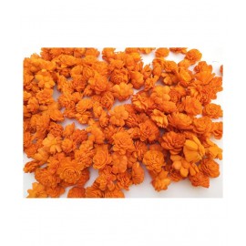 Fab n Style Rose Orange Artificial Flowers - Pack of 1