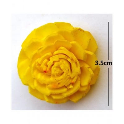 Fab n Style Rose Yellow Artificial Flowers - Pack of 1