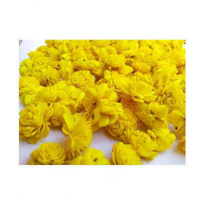 Fab n Style Rose Yellow Artificial Flowers - Pack of 1