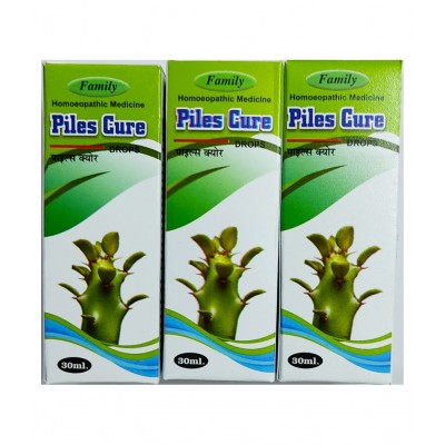 Family Piles Cure Drops Liquid 30 ml Pack of 3