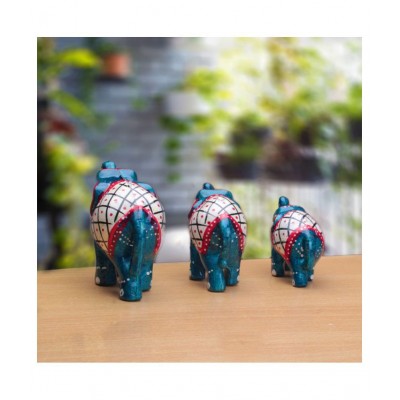 Fashion Art Blue Paper Mache Figurines - Pack of 1