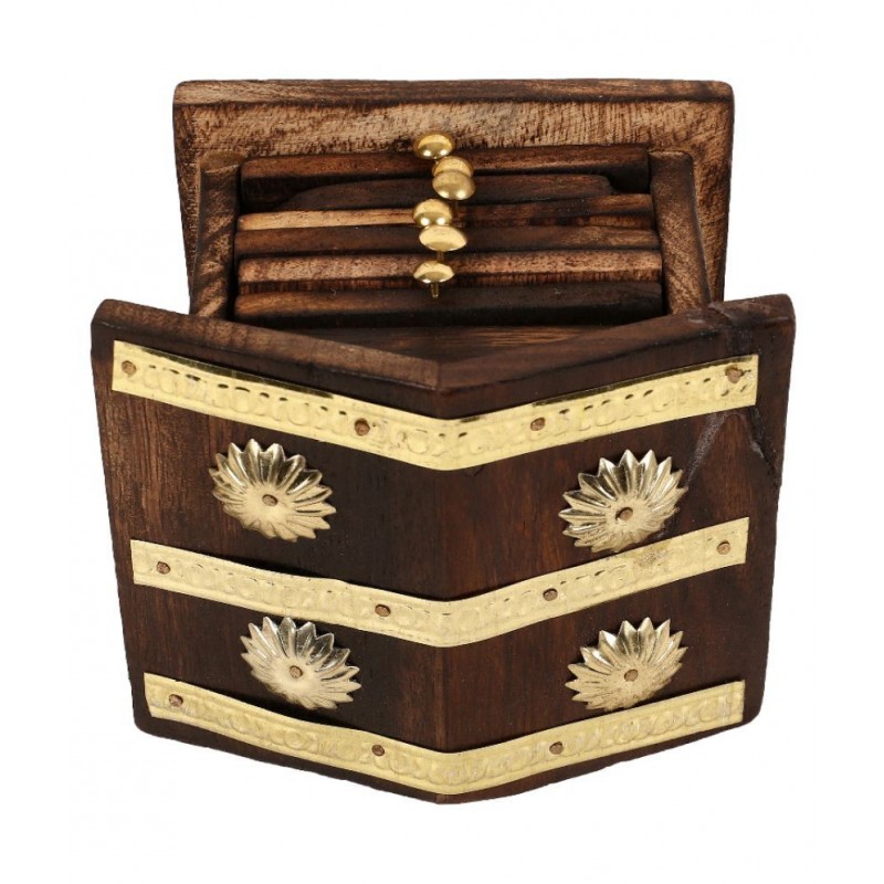 Fashion Art Brown Wood Figurines - Pack of 1