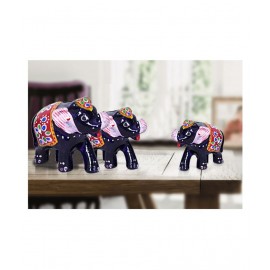 Fashion Art Multicolour Paper Mache Figurines - Pack of 1