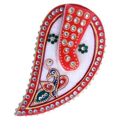 Fashion Art Red Marble Decorative Box - Pack of 1