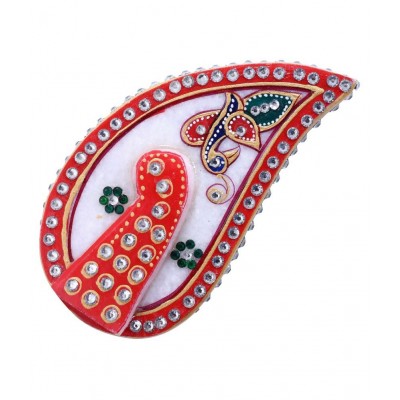 Fashion Art Red Marble Decorative Box - Pack of 2