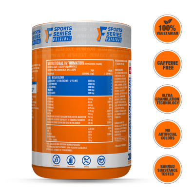 Fast&Up BCAA (30 Servings,Watermelon Flavour) Advanced BCAA Supplement with Glutamine, Citrulline, L-Arginine & Taurine