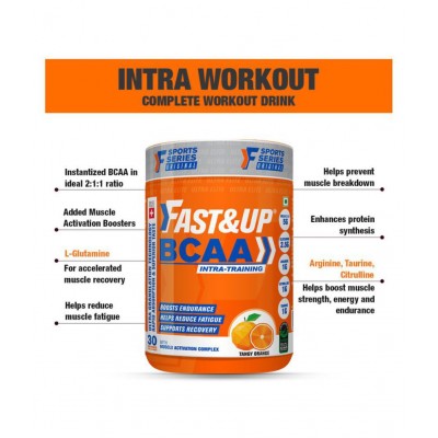 Fast&Up BCAA Ultra Granulation Technology 2:1:1 BCAA Blend 450 gm