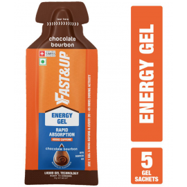 Fast&Up Energy Gel Health Drink Liquid 5 no.s Chocolate Pack of 5