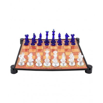 Fastdeal 13 in 1 Magnetic Ludo Chess Snacks and Ladders Set Family Board Game