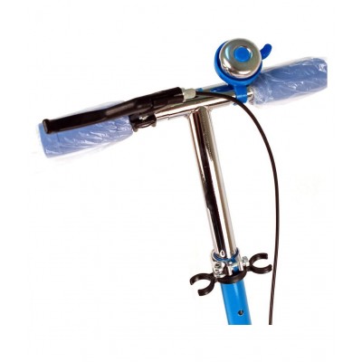 Fastdeal 3-Wheel Height Adjustable Folding Kick Kids Scooty Scooter Toy with Shockers and Light in Wheels (Multicolor)