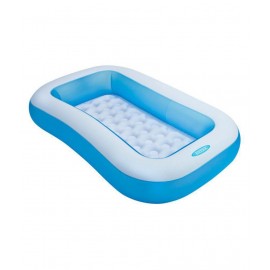 Fastdeal big size Inflatable Rectangular Pool for kids ( Multi Color )